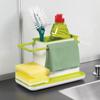 Kitchen Plastic Storage Drain Rack Towel Rack Rag Rack Sponge Cleaning Ball Storage Rack Kitchen Organizer