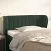 VidaXL Headboard with Ears Dark Green 93x23x78-88 Cm Velvet3117421