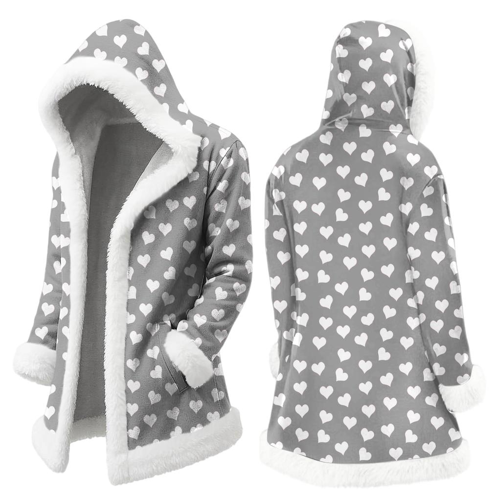 Унисекс кардиган с капюшоном и карманами, теплая верхняя одежда