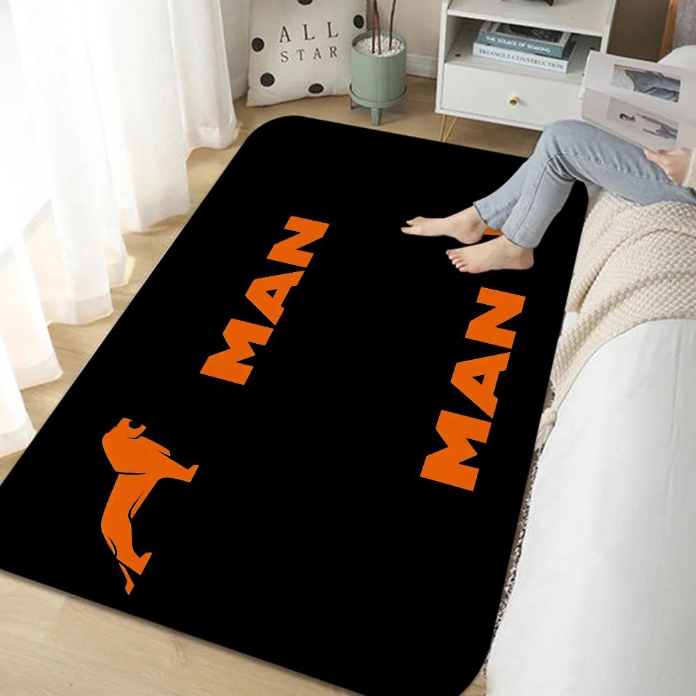 Man Truck Logo Door Mat Nordic Style Bedroom Living Room Doormat Home Balcony Anti-Slip Alfombra