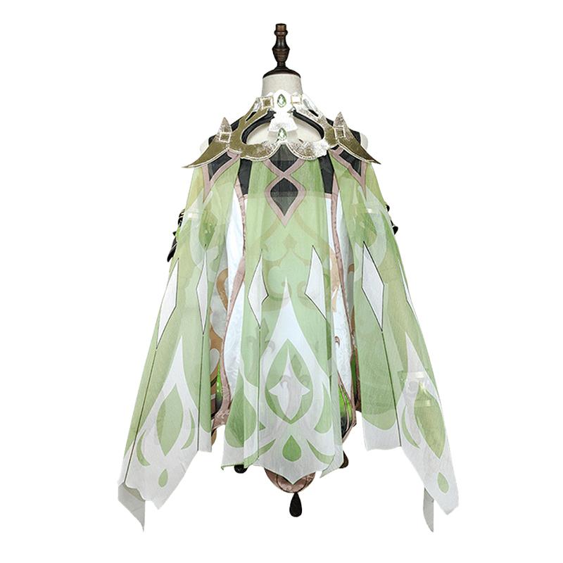 Nahida Косплей Nahida Lesser Lord Kusanali Косплей Костюм Девушки Платья Парик Костюм Одежда Костюмы для Хэллоуина