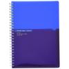 KOKUYO Блокнот на кольцах Заметка Цветной ярлык Двухцветный A5 Синий CT-C30B