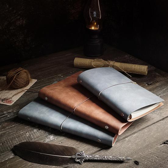 Карманный блокнот в стиле ретро, ​​гладкое письмо, утолщенная страница премиум-класса, без кровотечения, блокнот A5/A6, офисные принадлежности