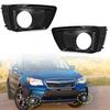 Car Fog Lamp Cover Grill Bezel Frame Trim Lamp Cover LED Headlight Fog Light for Subaru Forester XT 2014-2016