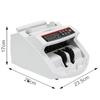 Banknotes Counters Money Counter With LED Display Professional Note Counter With False Banknotes Detector, UV/MG, 1000 Bills/Minute, Counts Only
