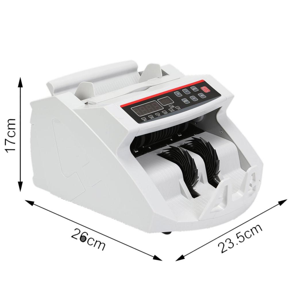 Banknotes Counters Money Counter With LED Display Professional Note Counter With False Banknotes Detector, UV/MG, 1000 Bills/Minute, Counts Only