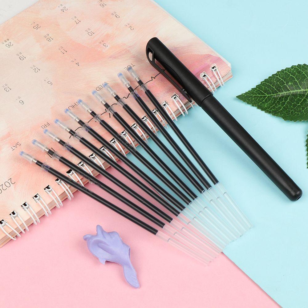 Automatically Blue Gel Pens Magic Pen Kit Disappearing Refill Invisible Ink Automatic Fade Pen