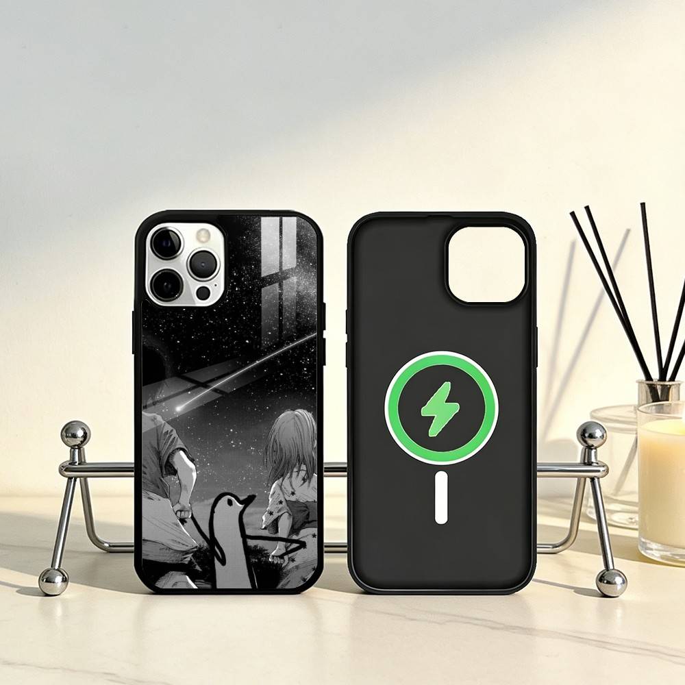 Goodnight O-Oyasumi P-Punpun Phone Case For iPhone17,16,15,14,13,12,11 Plus,Pro Max Magnetic For Magsafe Wireless Charging