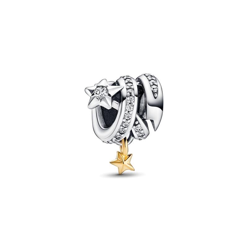 Pandora MOMENTS Fashion Trend Versatile Star Belongs Charm Women's Silver 762206C01