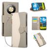 Phone Case For Honor Magic8 Lite 5G / X9d 5G / X70 5G Zipper Wallet Color Splicing TPU PU Leather Flip Phone Cover with Strap