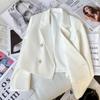 Spring Female Small Fragrance Double Breasted Short Coat And Jacket Women Blazers