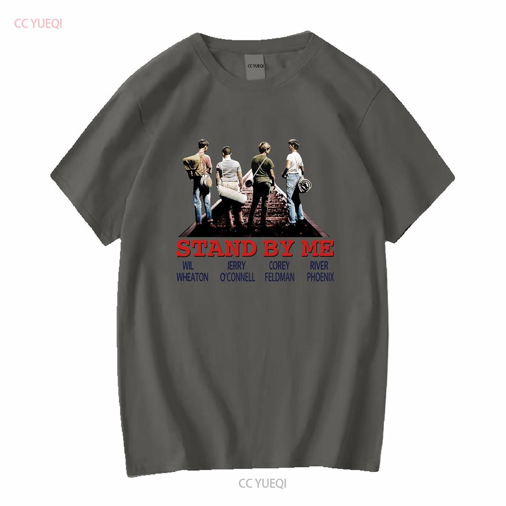 Stand By Me T Shirt B87 Classic Comedy Movie Poster Retro Cool Top Vintage Washed Fashion Designer Clothes Stylish Breathable