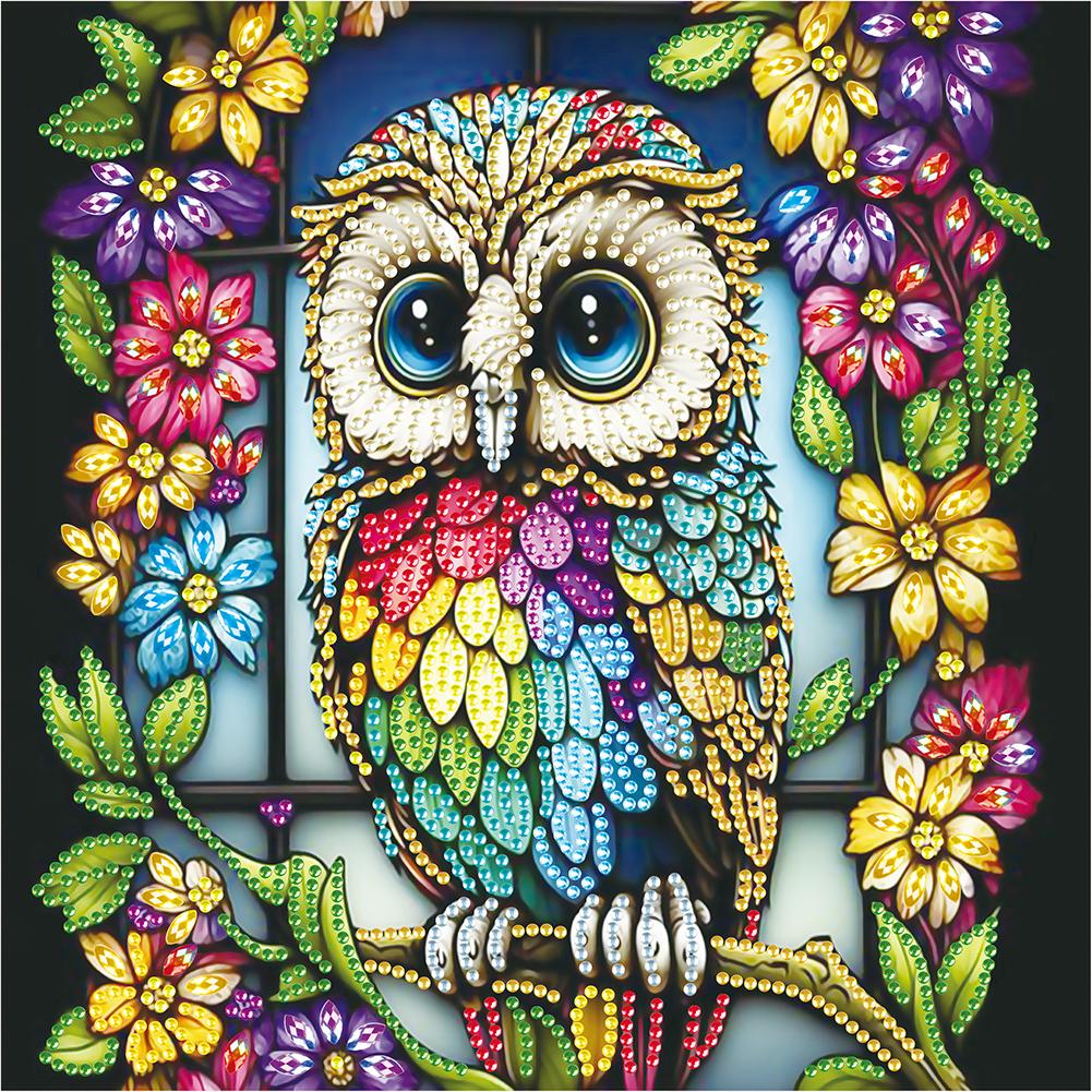 5D DIY Diamond Painting Animals Kit Partial Special Shaped Drill Home Decoration Abnormality Diamond Resin Diamond Painting