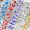 Блокнот на ПЭТ-ленте серии Gem Garden: Европейский коллаж из роз и цветов, 6 дизайнов