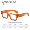 Vintage Rectangle Men's Presbyopic Glasses Luxury Brand Thick Frames Anti Blue Rays Square Reading Glasses Men Women 1.0 2.0