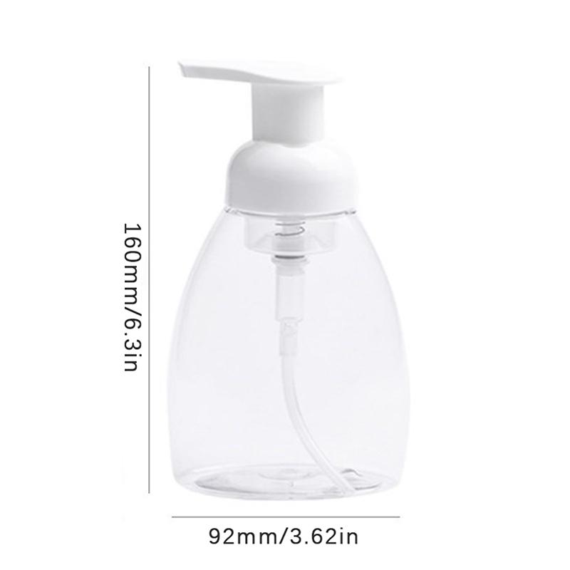 300 мл пластиковая бутылка пенный насос бутылка для очистки бутылки дезинфицирующее средство для рук шампунь дозатор жидкое мыло бутылка