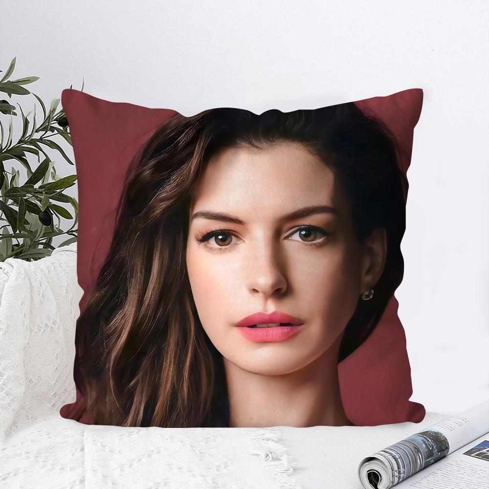 Наволочка Anne Hathaway Квадратная Подушка Спальня Диван Отдых Комфорт Подушка Автомобиль Гостиная Домашний Декор