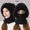 Autumn Winter Hats For Women Men Windproof Protection Ear Scarf Knit Cap Thick Warm Knitted Hat