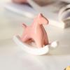 Керамическая качалка-лошадка Украшение Простое и креативное Настольное украшение для крыльца Керамические поделки Цветная мини-декорация Лошадка Гостиная