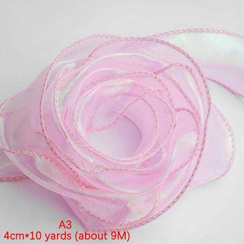 Лента из пряжи «рыбий хвост» бант для торта головной убор подарок выпечка украшенная лента упаковка цветов цветочная лента из пряжи