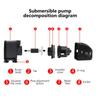 Suction Pump Aquarium Water Pumps Fountain Pond Fish Tank Pump Filter Submersible Water Fountain