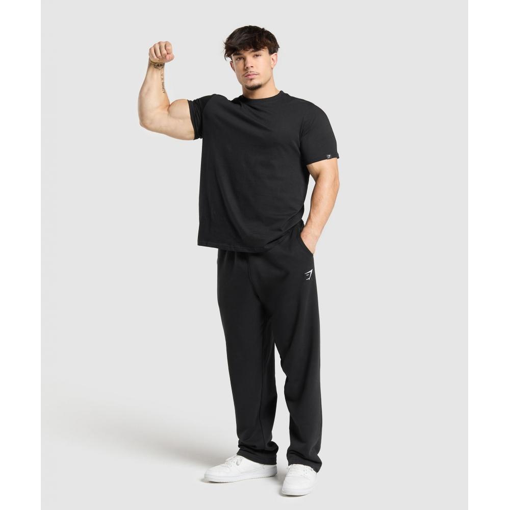 Gymshark Футболка, 2 шт. в упаковке, черная, светло-серая, меланжевая A7a2v Bb21