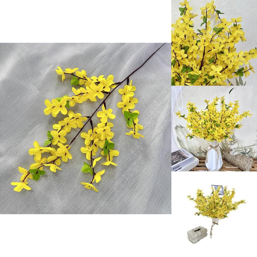 Winter Jasmine Wedding Artificial Flowers With Lifelike Design For Home Decor And Event Backdrops