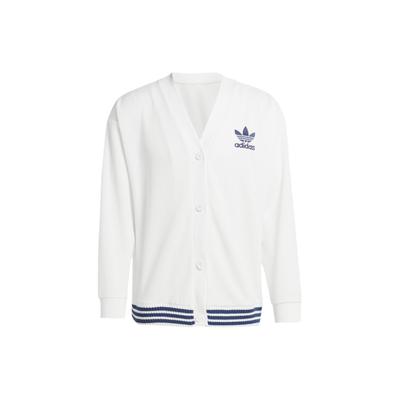Спортивный кардиган свободного кроя Originals в полоску, женские топы Han-Jade-White IT9829