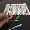 4 Pcs/set Spiral Silicone USB Data Cable Protector Power Cable Anti-breaking