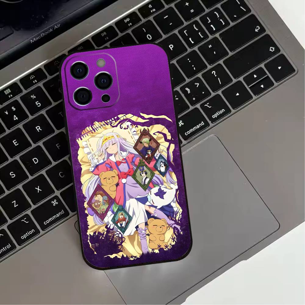 Sleepy Demon C-Castle Phone Case For iPhone 17,16,15,14,13,12,11 Plus,Pro Max,XS,Soft Silicone Black Cover