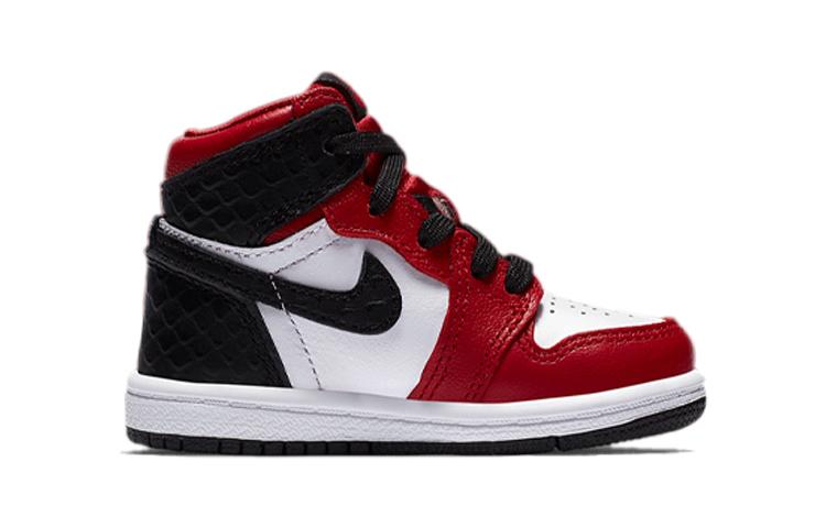 Jordan 1 Ретро Высокий Сатиновый Змеиный Чикаго TD CU0450-601