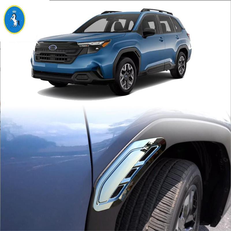 Для Subaru Forester 2025 Автомобильный стайлинг Боковой воздухозаборник для отверстия в крыле / Панель накладки на противотуманные фары Аксессуары из АБС