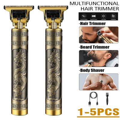 Электрическая машинка для стрижки волос Профессиональная беспроводная машинка для стрижки волос с USB Профессиональный триммер для бороды Набор для стрижки волос Машина для стрижки волос