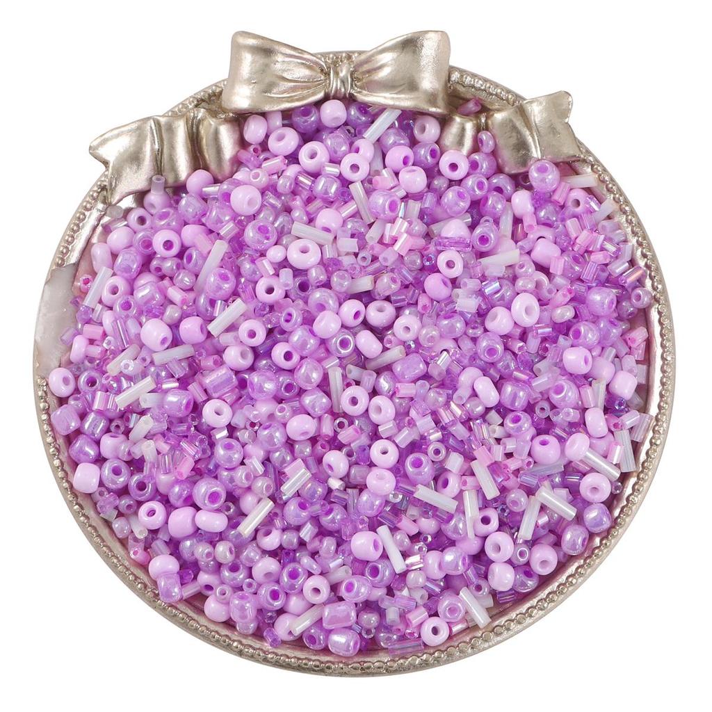 15000pcs Mixed Shapes Sizes Glass Seed Beads Multi Colors Round Bugle Glass Bead For DIY Jewellery Craf Making Garment Beading Embroidery Accessories
