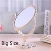 Large Size European Style Desktop Makeup Mirror Double Sided Beauty Vanity Mirror Household Vanity Mirror Rotatable Vanity Mirror
