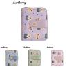 Bear Pattern Print Ladies Wallet Card Case Made Of Pu With Antitheft Features For Women