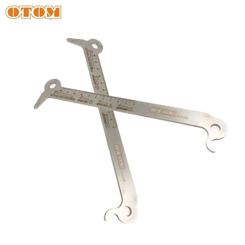 OTOM Motocross Chain Checker Stainless Steel Gauge Suitable For Measurement 520 525 530 Bike Motorcycle Universal Repair Tools