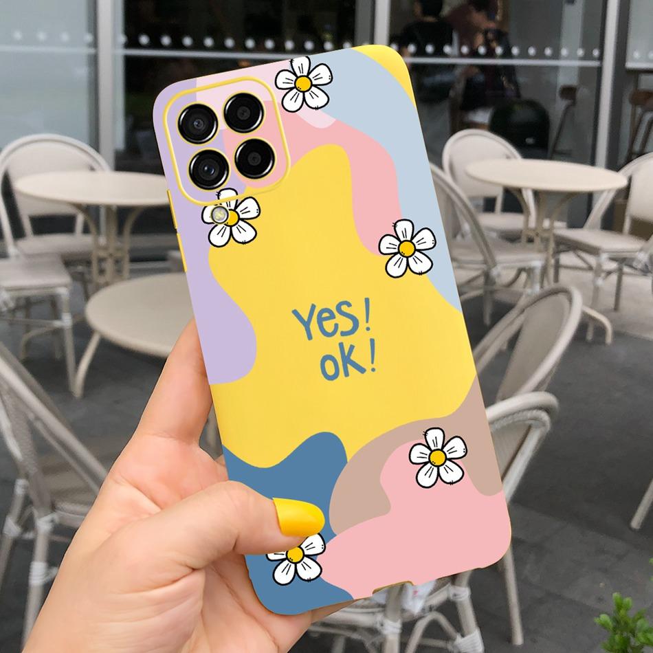 Чехол для телефона Samsung Galaxy M53 Модный Милый Рисунок Макарон Силиконовый Мягкий Чехол Для Samsung M53 M33 M22 4G 5G Задняя Крышка