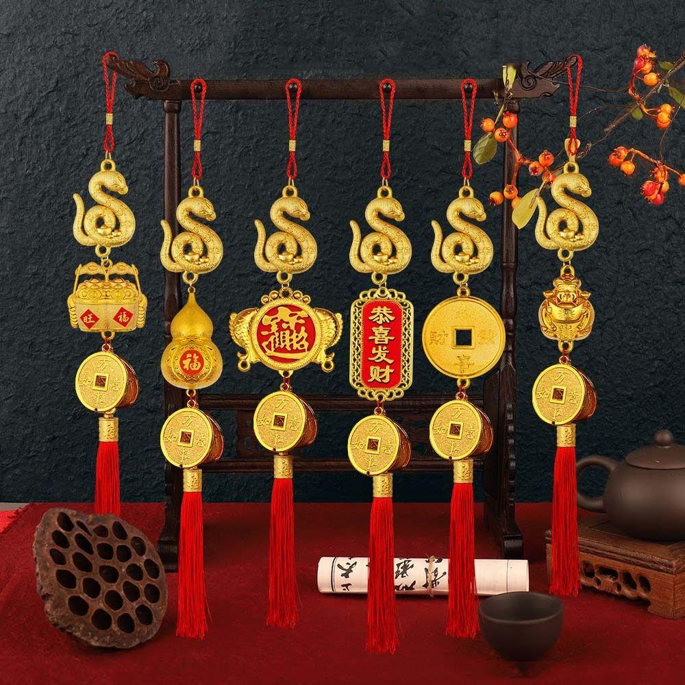 Длинная кисточка Китайский Лунный Новый год Подвеска Змея Праздник Весны Подвесное украшение Коллекции