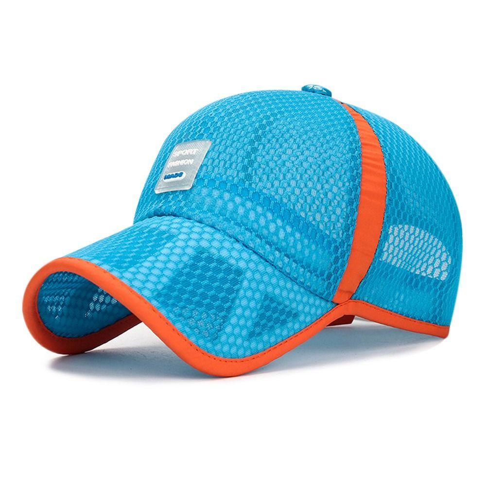 Adjustable Fashion Boys Girls Baseball Cap Sun Protection Caps Full Mesh Hats Summer Sunscreen Hats