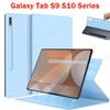 Умный чехол для Samsung Galaxy Tab S10 FE+, Ультратонкая магнитная подставка-обложка для S10 Ultra С держателем для стилуса для Tab S9 S10 Plus