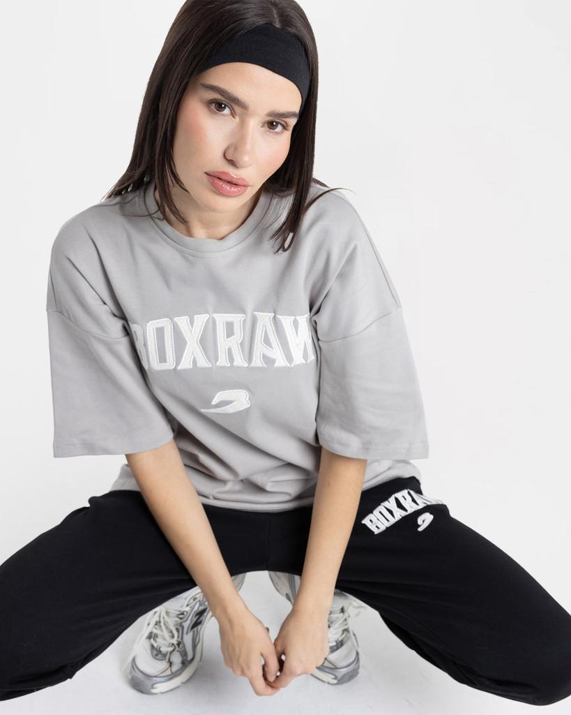 Женская оверсайз футболка BOXRAW East Street - W Bxrw-U-Esot-W [Серый]