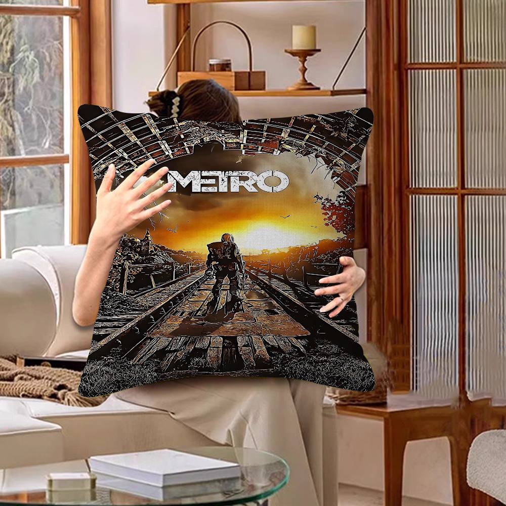 M-Metro 2033 Picture Text Home Decorative Pillows Household Gifts 45X45Cm