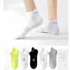 5 Pairs of Men Spring and Autumn Pure Cotton Youth Running Sports Short Tube Boat Socks