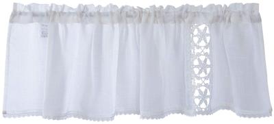 Ткань Sunny day Patrice Cafe 120 см шириной х 30 см Белая Короткая Штора, длинная, Кружево,