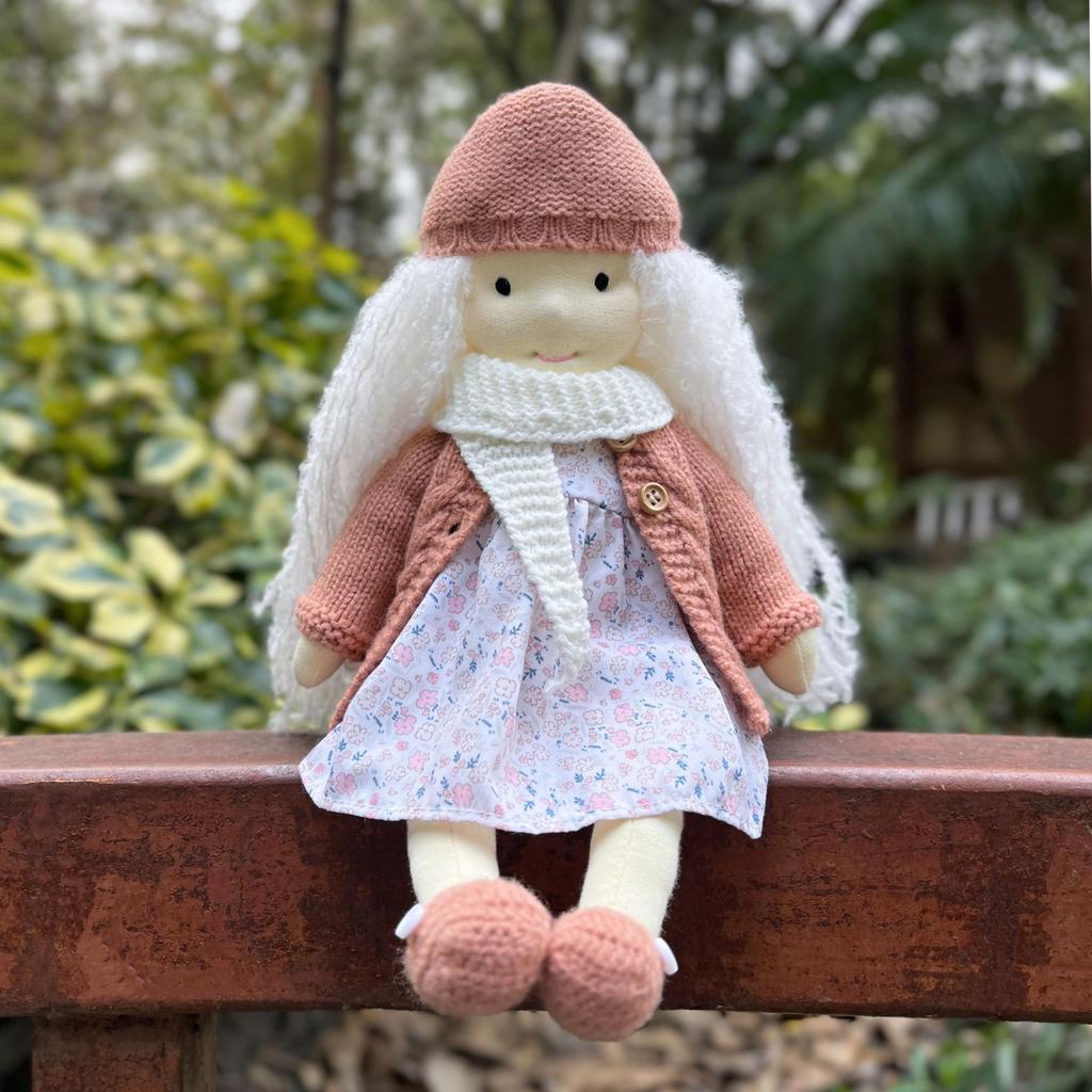 Кукла Вальдорф BlissfulPixie Ручная работа Кукла Genesis 30 см Мягкая Девочка Милое Мягкое Животное Лучшая Кукла для Детей -