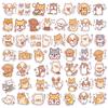 50pcs Lovely Cartoon Dogs Stickers Puppy Pattern PVC Waterproof Trend Sticker for Laptop Water Cup Helmet Bicycle Motorcycle Guitar Skateboard Decorat