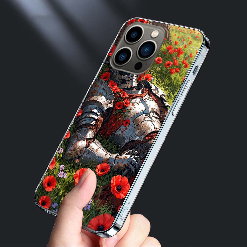 Цветочный Рыцарь Света Чехол для Телефона Для Iphone 16E 15 Pro 14 Plus 17E 16 17 Pro Max Air 11 12 13 Mini Ударопрочный Capa Милый
