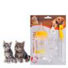 New Feeding Bottle Feeder Pet Kitten Dog Pet Supplies Nursing Bottle with Cleaning Brush Kit Nipple