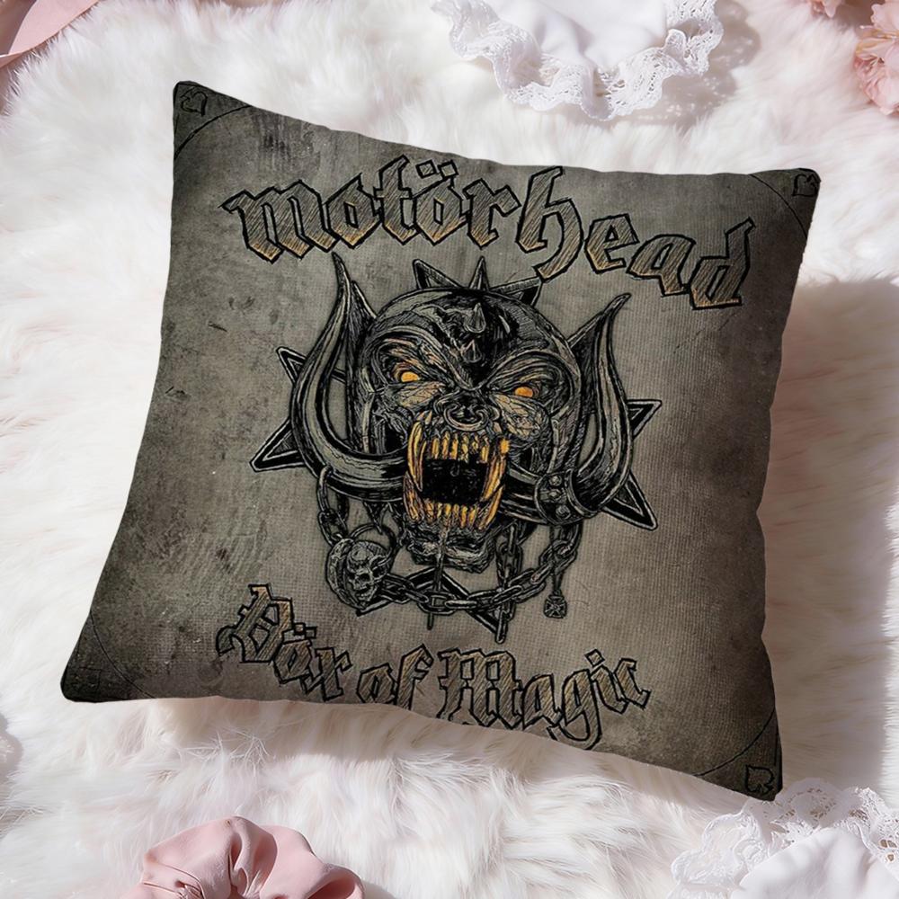 Чехол для подушки Rock Band Motorhead Премиум-комфорт Двусторонний чехол для подушки - Дизайн "Два в одном" для любой комнаты и салона автомобиля